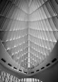 Vertical The Atrium of the Milwaukee Art Museum Framed Photos
