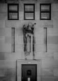 Vertical A Bell on the Kilbourn Ave Bridge Framed Photos