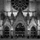 Square The Church of the Gesu on Marquette Campus Framed Photos