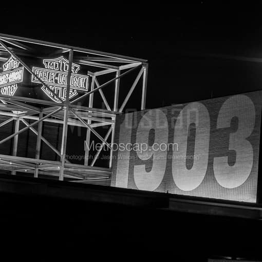 The Harley Davidson Museum -- Milwaukee Black and White Photos