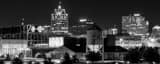 Panoramic The Harley-Davidson Museum and Milwaukee Skyline Framed Photos
