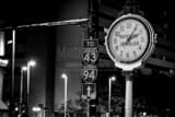 Horizontal The M.H.Klopf Clock in Downtown Milwaukee black and white Photos