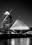 Vertical The Closed Wings of the Milwaukee Art Museum Framed Photos