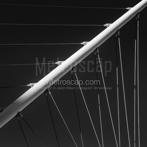 The Support Post on the Milwaukee Art Museum -- Milwaukee Black and White Photos