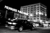 Horizontal The Milwaukee Public Market black and white Photos