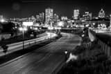 Horizontal The Milwaukee Skyline at Night Framed Photos
