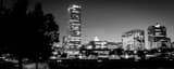 Panoramic The Milwaukee Skyline from  Discovery World Framed Photos