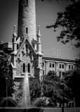 Vertical The North Point Water Tower in Milwaukee Framed Photos