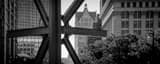 Panoramic The Orange Sculpture and Downtown Milwaukee Framed Photos