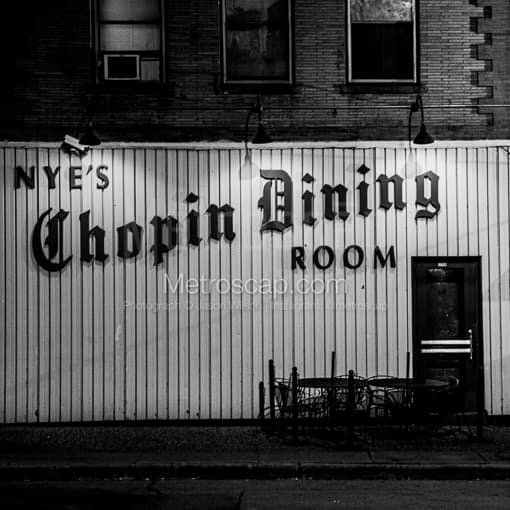 The Chopin Dining Room -- Minneapolis Black and White Photography
