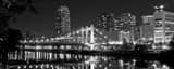 Panoramic The Hennepin Ave Bridge Reflects in the Mississippi River Photography