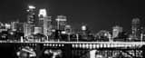 Panoramic The Minneapolis Skyline from East River Parkway Photography