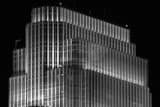 Horizontal The Top of the Wells Fargo Center landscape black and white Photography