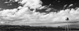 Panoramic Aneth Utah Water Tower black and white Pictures