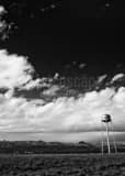 Vertical Aneth Utah Water Tower black and white Pictures