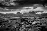 Horizontal Monument Valley black and white Pictures