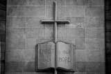 Horizontal Christ is Our Only Hope black and white Pictures