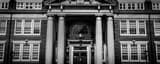 Panoramic WVU Colson Hall black and white Pictures