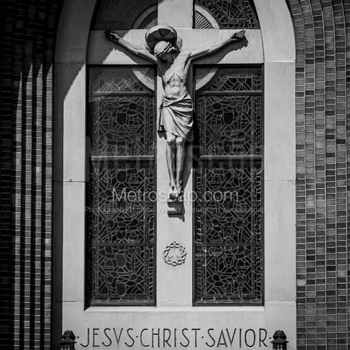 Jesus Christ Savior -- Morgantown WV Black and White Photos