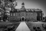 Horizontal WVU Martin Hall in Woodburn Circle Photography