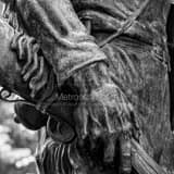 Square West Virginia Mountaineer Statue Rifle Photography