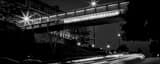Panoramic West Virginia University at Night black and white Pictures