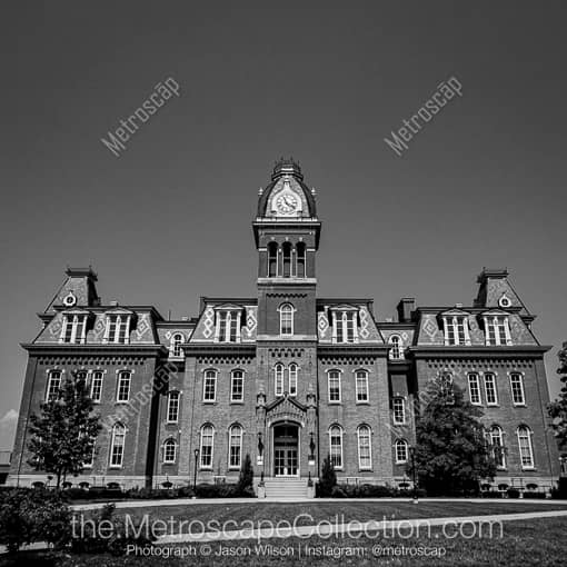 West Virginia University Woodburn Hall -- Morgantown WV Black and White Photos