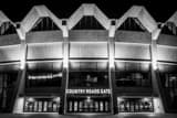 Horizontal WVU Coliseum Country Roads Gate black and white Pictures