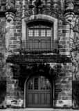 Vertical The Chateau Montelena Winery in Calistoga black and white Photos