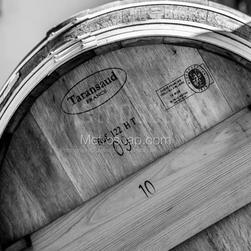 A French Oak Wine Barrel -- Napa-Valley Black and White Photos