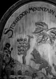 Vertical The Storybook Mountain Winery black and white Photos