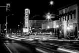 Horizontal The Uptown Theater at Night black and white Photos