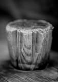 Vertical A Wine Barrel Bung black and white Photos