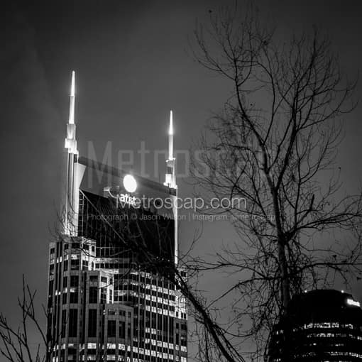 The Bellsouth Building in Nashville -- Nashville Black and White Photography