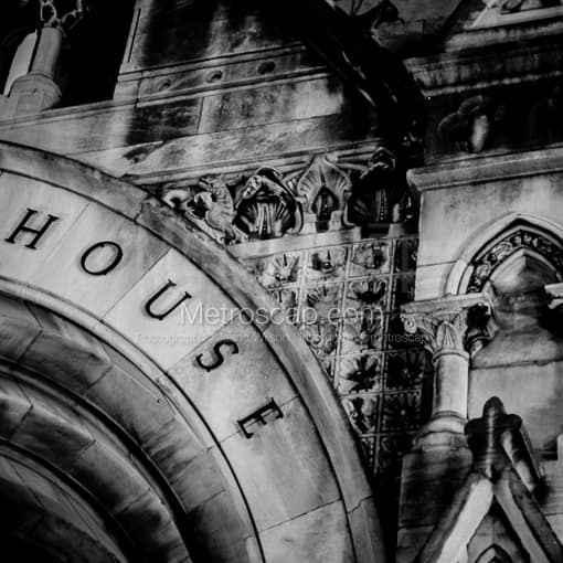 The Customs House -- Nashville Black and White Photography