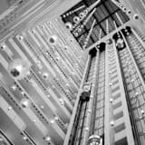 Square The Lobby of the Downtown Nashville Sheraton black and white Pictures