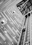 Vertical The Lobby of the Downtown Nashville Sheraton black and white Pictures