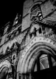 Vertical The Gothic Looking Nashville Customs House black and white Photos