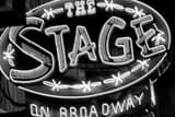 Horizontal The Neon Sign of The Stage on Broadway Photography