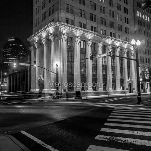 Nashville Black and White Photographs of The Corner of Third and Union in Downtown Nashville The Corner of Third and Union in Downtown Nashville -- Nashville Black and White Photographs