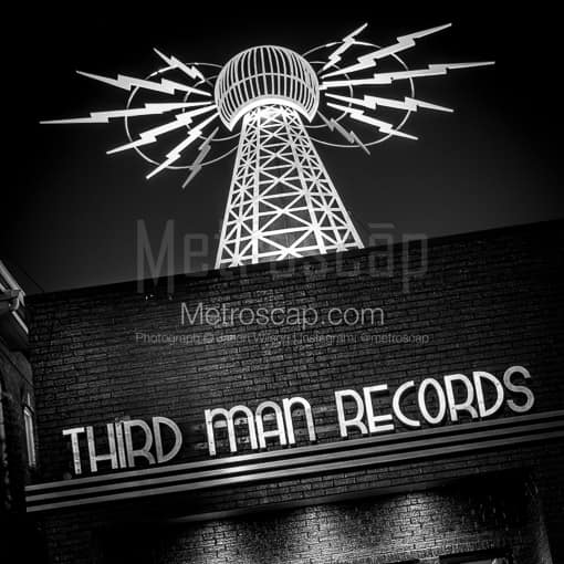 Thirdman Records -- Nashville Black and White Photography