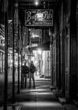 Vertical The Bourbon Pub and Parade Disco black and white Photos