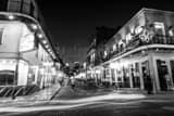 Horizontal The Bourbon Street Blues Club landscape black and white Photography