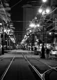 Vertical Canal and Royal Street from the Streetcar Tracks Framed Photos