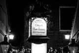 Horizontal Court of Two Sisters Restaurant black and white Photos
