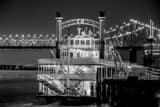 Horizontal The Creole Queen Riverboat black and white Photos