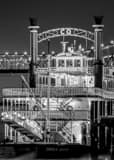 Vertical The Creole Queen Riverboat black and white Photos
