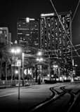 Vertical The Downtown New Orleans Sheraton black and white Photos