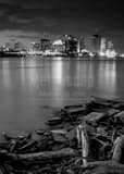 Vertical The New Orleans Skyline from the Westbank Framed Photos