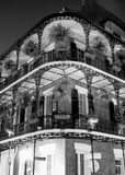 Vertical Dumaine Street at Night Framed Photos